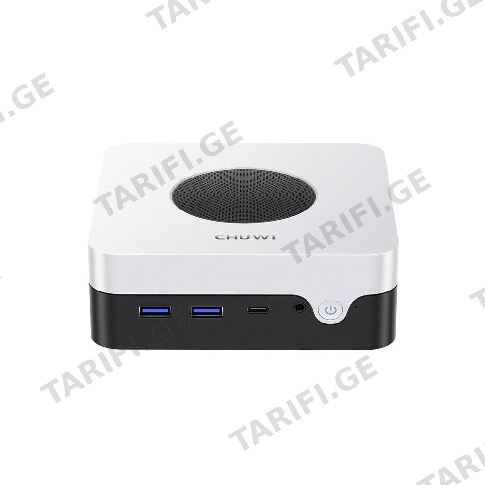 Mini PC Chuwi LarKBox X, i3-1220P, 8GB, 256GB SSD, Integrated, W11H, Black/White