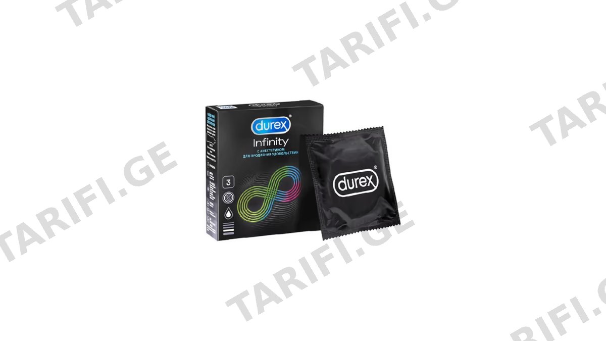 DUREX პრეზერვატივი ინფინიტი-3ც
