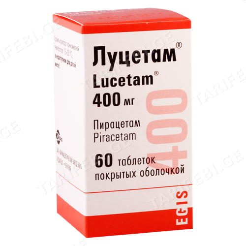 ლუცეტამი ტაბლეტი 400მგ #60
