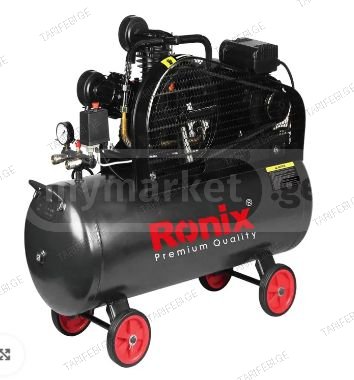 ჰაერის კომპრესორი Ronix RC-0200, 200ლ 2200w 2 ცილინდრი