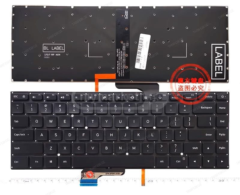 ნოუთბუქის კლავიატურა Xiaomi Pro15.6 TM1701 keyboard