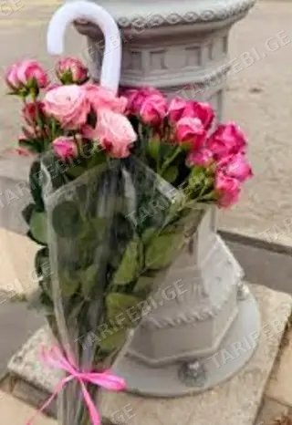 სპრეი ვარდები ქოლგით