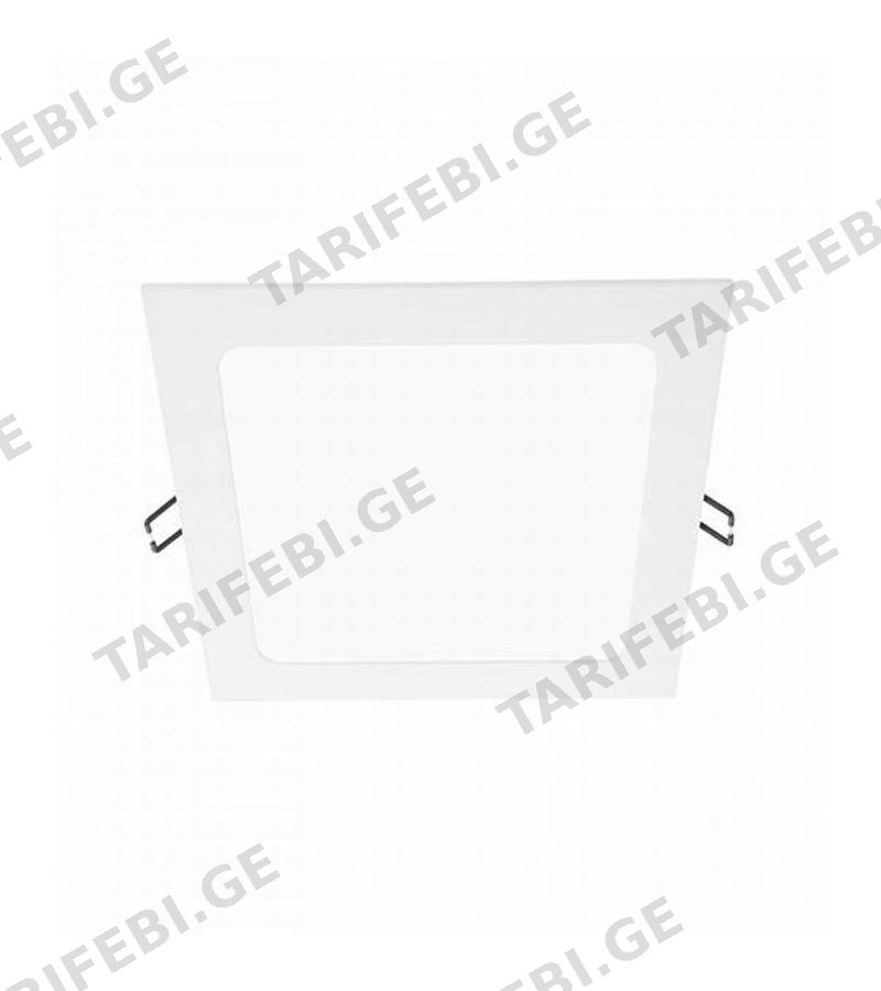 მნათი მოწ. LED ჩასასმელი ოთხკუთხა SQUARE XD-AS-SMD18W 18 W 6500K SENCE
