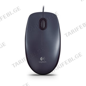 LOGITECH M90 Corded Mouse - GREY - USB - EWR2