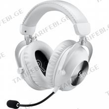 LOGITECH G PRO X2 BLUE MIC WHITE უსადენო Gaming ყურსასმენი