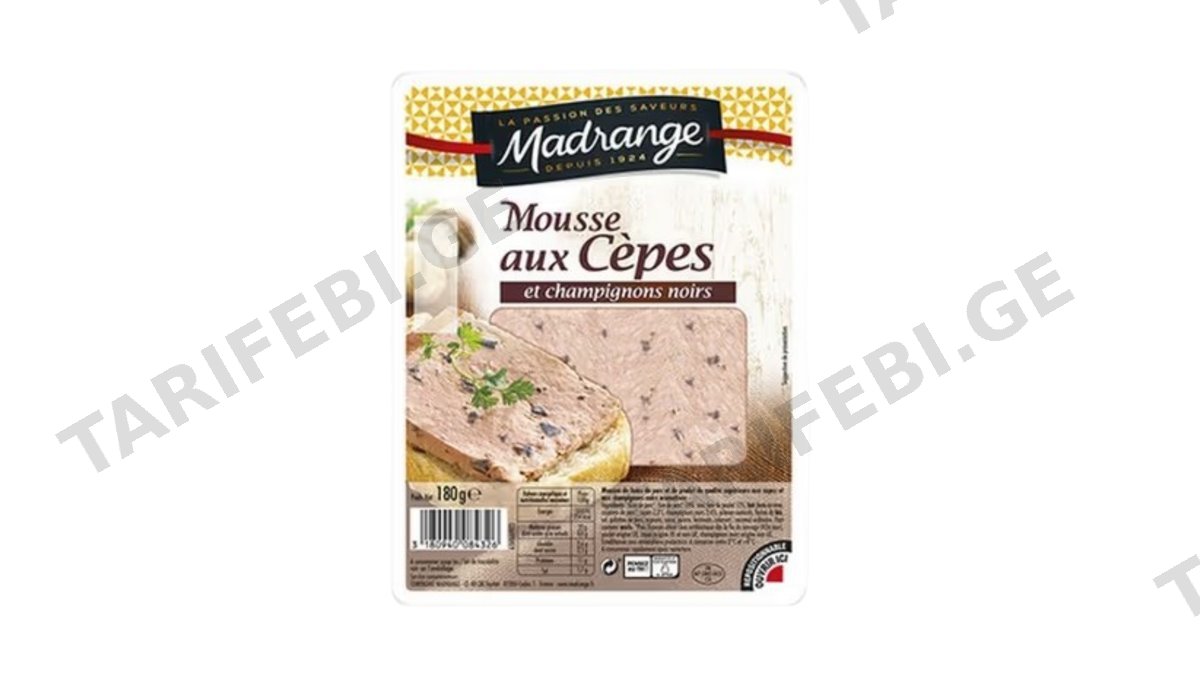 MADRANGE სოკოს მუსი 180გრ