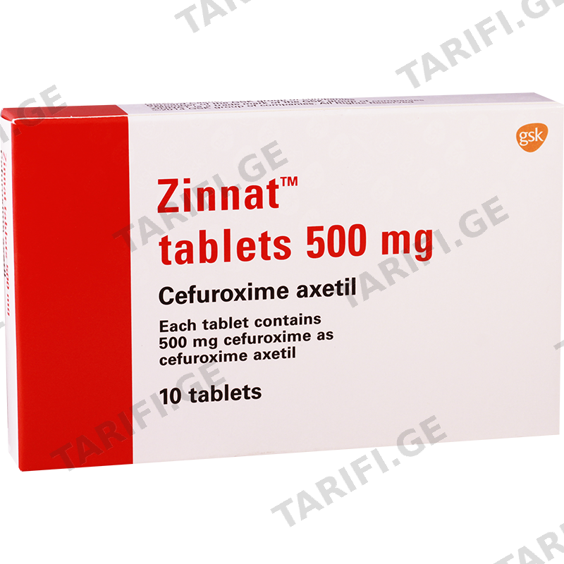 ზინატი 500მგ ტბ #10 Zinat tab 500mg #10