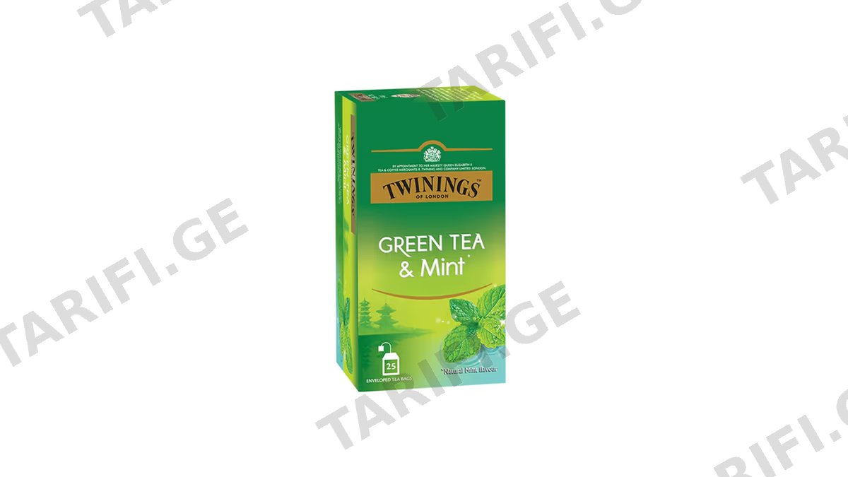 TWININGS ჩაი მწვანე პიტნით-25ც70177173203/70177173203