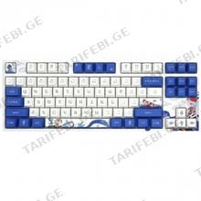 Varmilo keyboard VEA87 Lovebirds-I Cherry Mx Silent Red Multicolor Gaming კლავიატურა