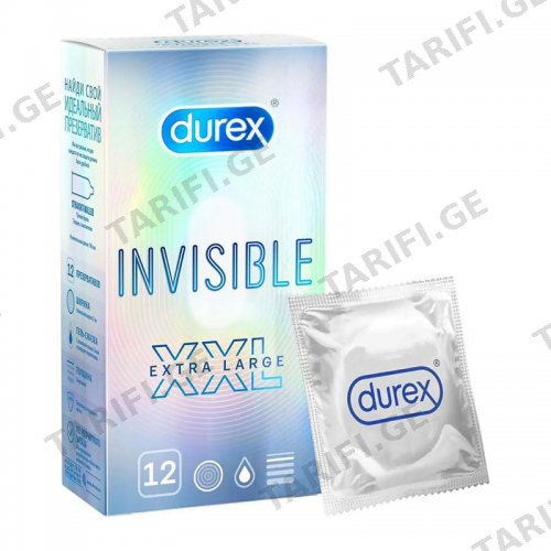 დურექსი პრეზერვატივი Invisible XXL#12_127591