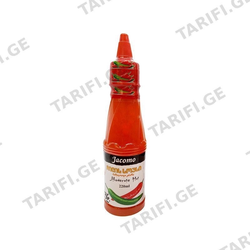 JACOMO ჩილის სოუსი 220მლ