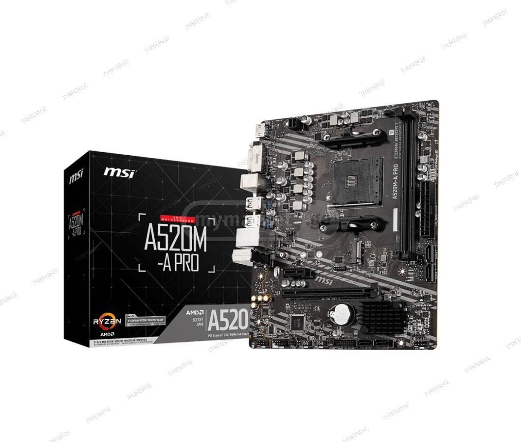 დედაბარათი MSI A520M-A  PRO AM4 AMD