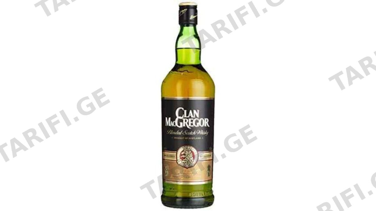 Clan Macgregor 1 L 40 % - ვისკი კლან მაკგრეგორი