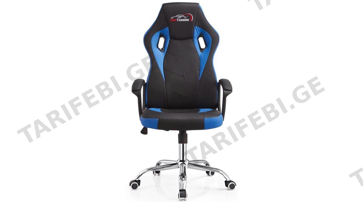 გეიმერული სავარძელი ALLX SK8815, Gaming Chair, Blue/Black