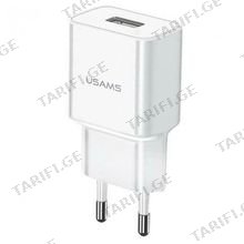 USAMS US-CC075 T18 Single USB Travel Charger (EU) მობილურის ადაპტერი