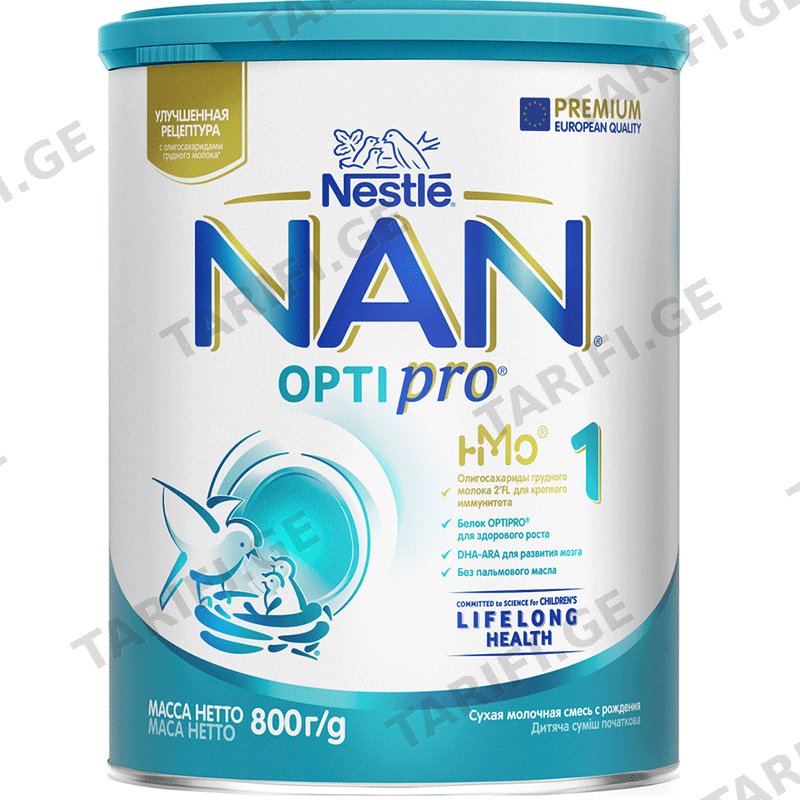 ნანი 1 დაბადებიდან NAN 1 BL NWB090 6x800 GR RU