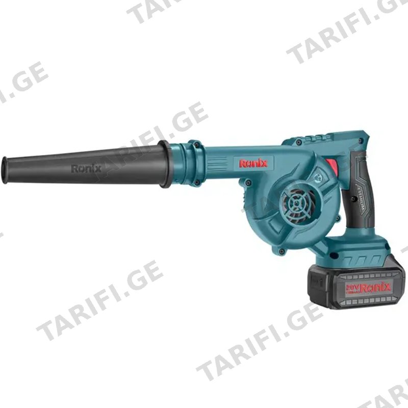 აკუმულატორული ჰაერის საქშენი RONIX 8611 (20 V)