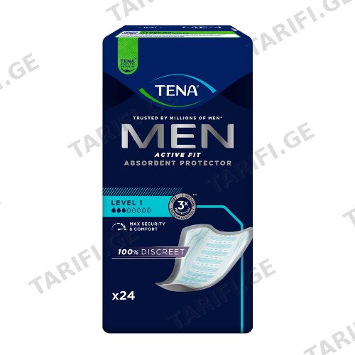 ტენა - უროლოგიური საფენი მამაკაცის tena Men #24