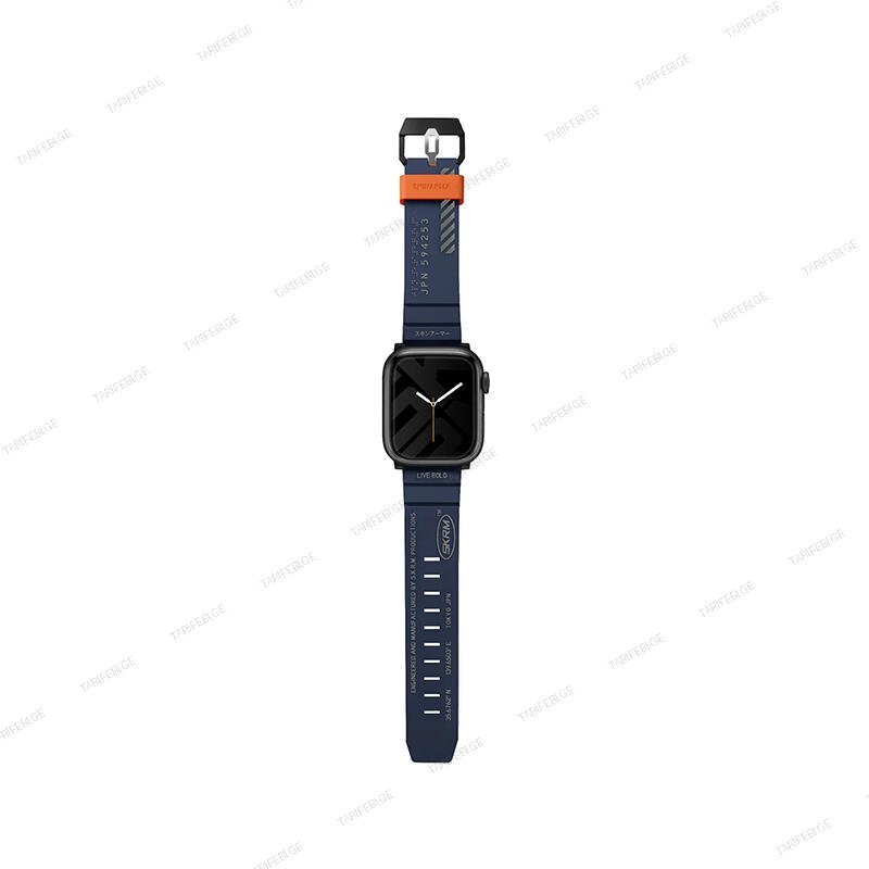 Skinarma Shokku Apple Watch Strap 45/44/42 Blue