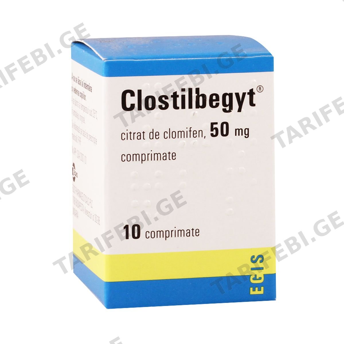 კლოსტილბეგიტი - CLOSTILBEGIT 50მგ.10 ტაბლეტი