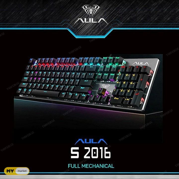 AULA  S2016 , S2018 Mechanical gaming keyboard rainbow