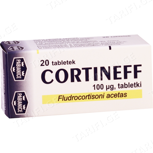 კორტინეფი ტაბლეტი 100მკგ #20 0 Cortineff tab 100mkg #20