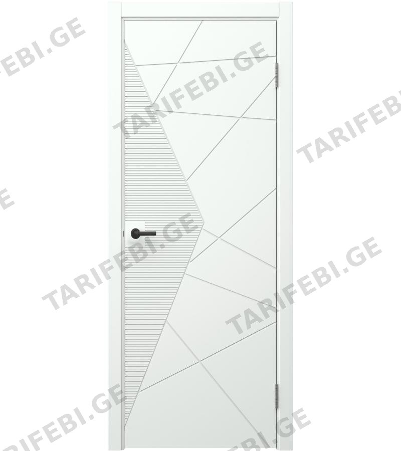 კარი MDF Соло-3 ზომა. 80*2150 ფერი. 9003 Белая