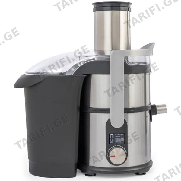 წვენსაწური Arshia JE050-3065, 1000W, 1.5L, Juicer, Silver