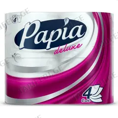 ტუალეტის ქაღალდი Papia Deluxe 4 ც