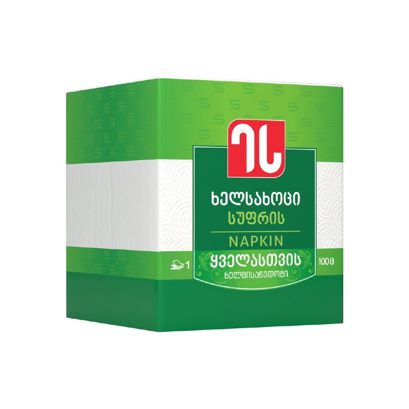 ხელსახოცი /ეს/33*30/1ფ/100ც