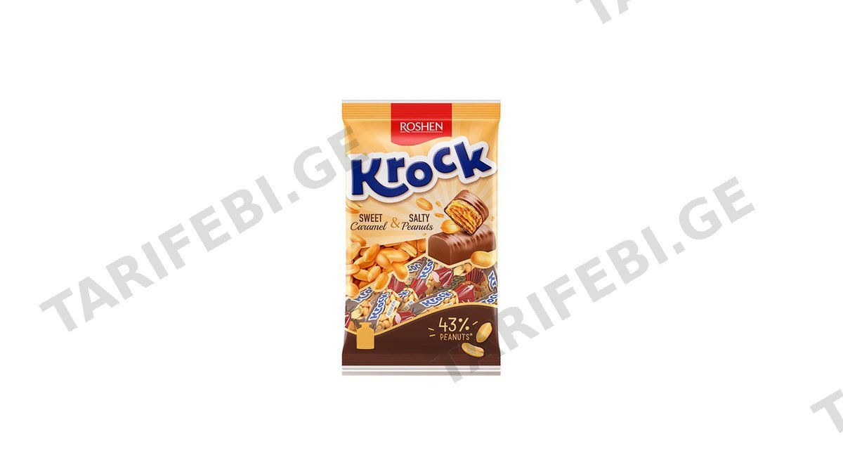 ROSHEN კანფეტები არაქისის პასტით-350გრ