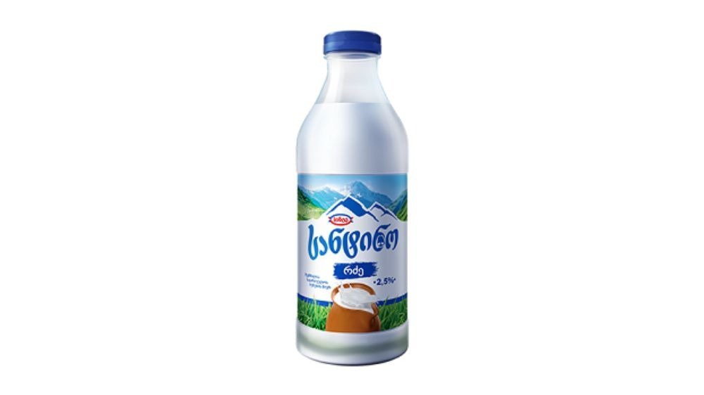 სანტინო რძე 2.5% 950გრ