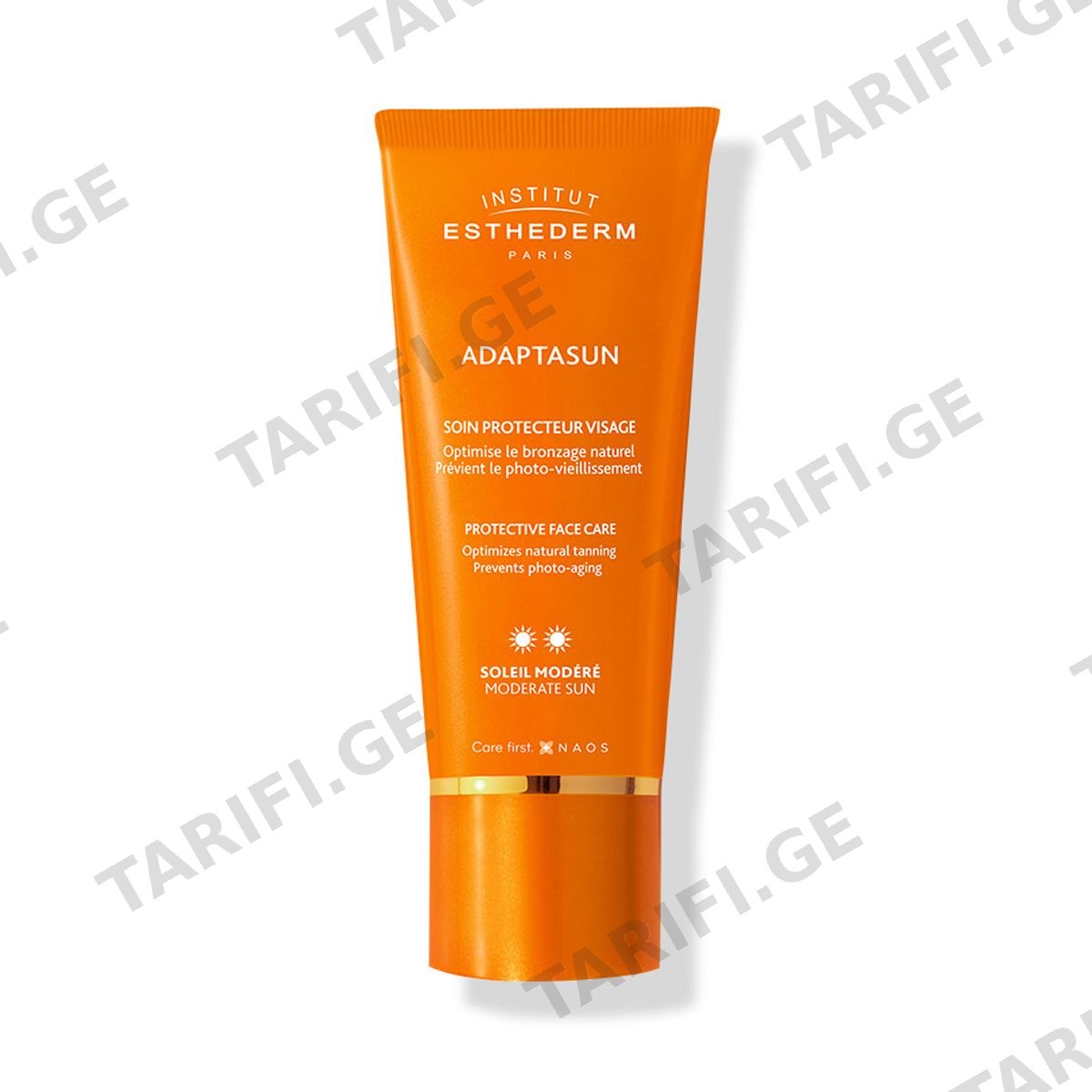Esthederm - ესტედერმი ADAPTASUN მზისგან დამცავი სახის საშუალო სიძლიერის 50 მლ 2393