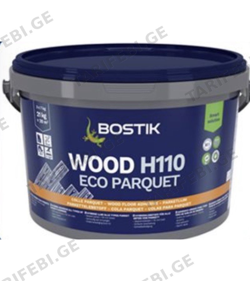 წებო პარკეტისათვის WOOD H110 ECO 21კგ. BOSTIK