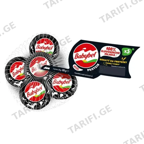 ყველი პროტეინით /Babybel / 100 გრ
