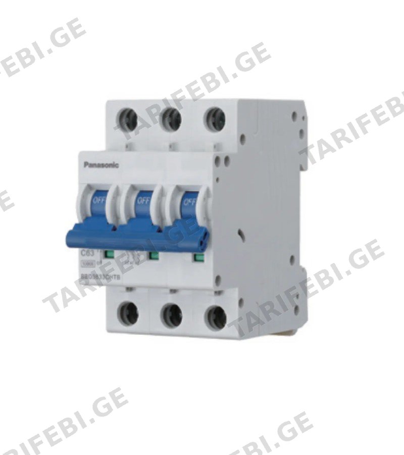 ელექტრო დამცველი 3*40A C 4,5 kA BBD3403CSTJ Panasonic