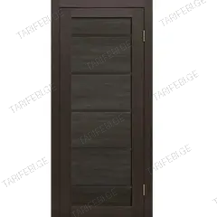 კარის ბლოკი Fly Doors PVC LA STELLA 206 მუხა მოკო  36x700x2150 მმ შუშა შავი