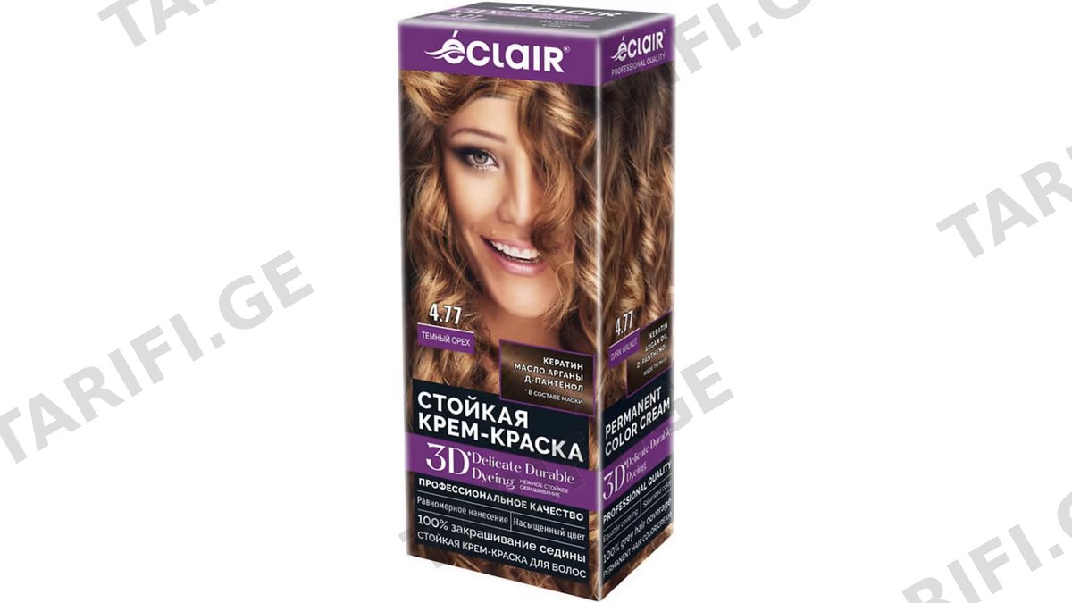 ეკლარი თ/ს 3D 2827/8478 მუქი თხილი N677/N4.77 *