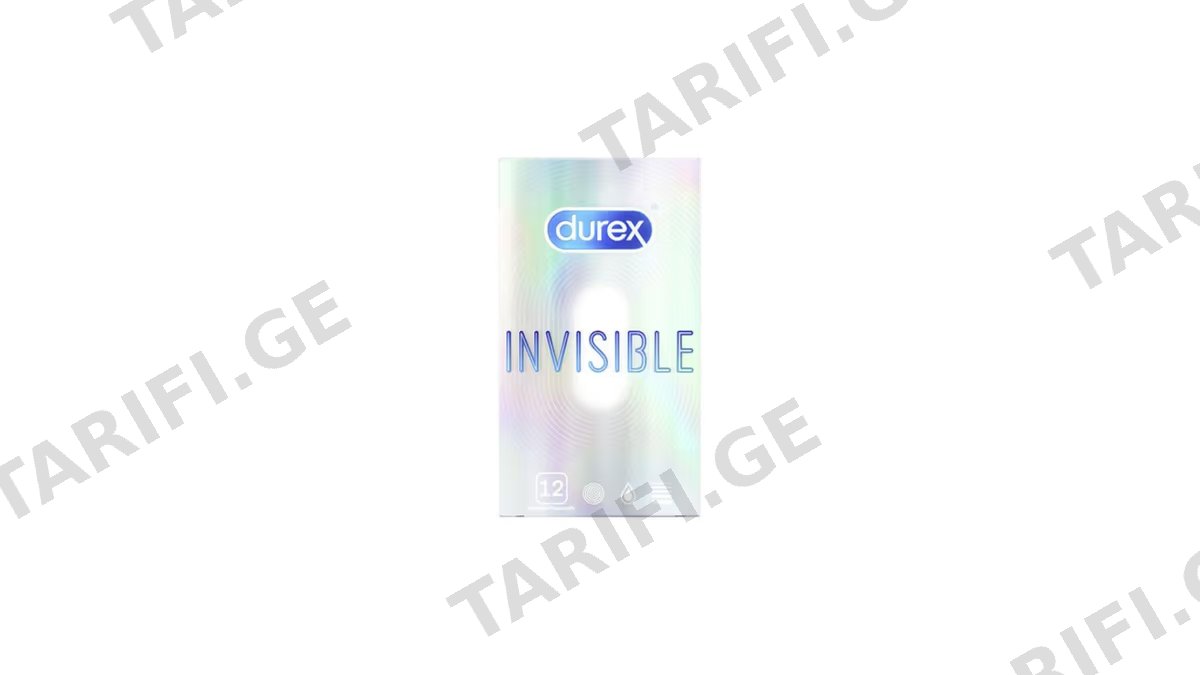 DUREX პრეზერვატივი უხილავი-12ც