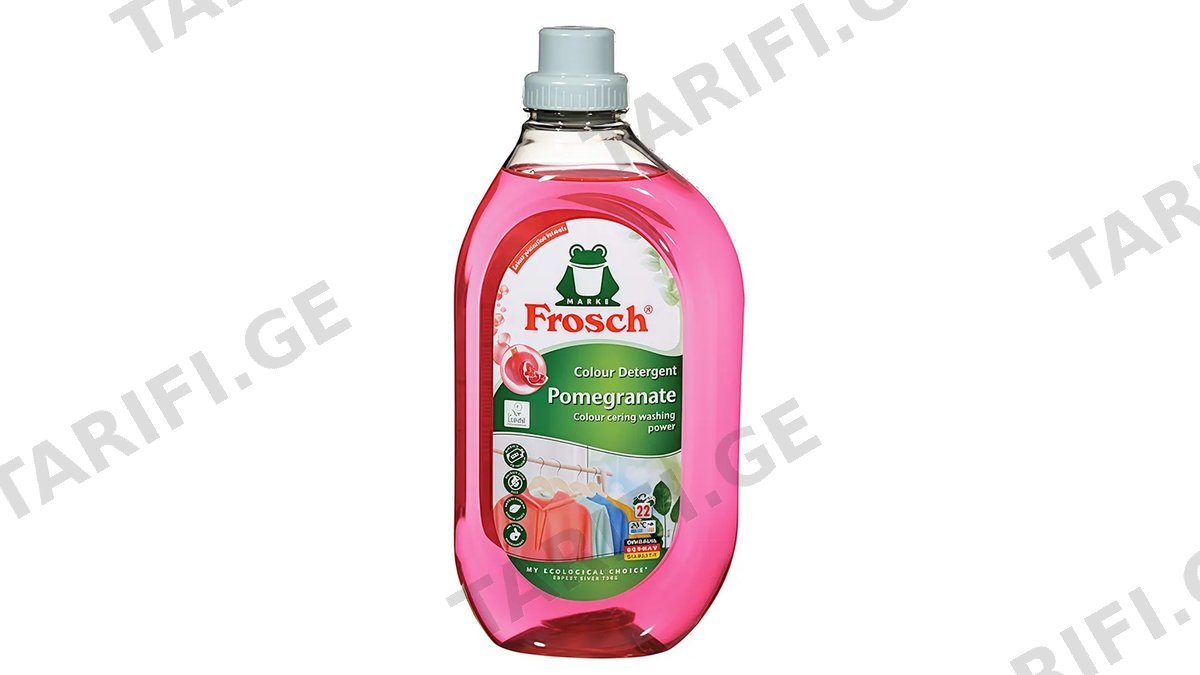 FROSCH თხევადი სარეცხი საშუალება ბროწეული 1500 მლ (ფროში)