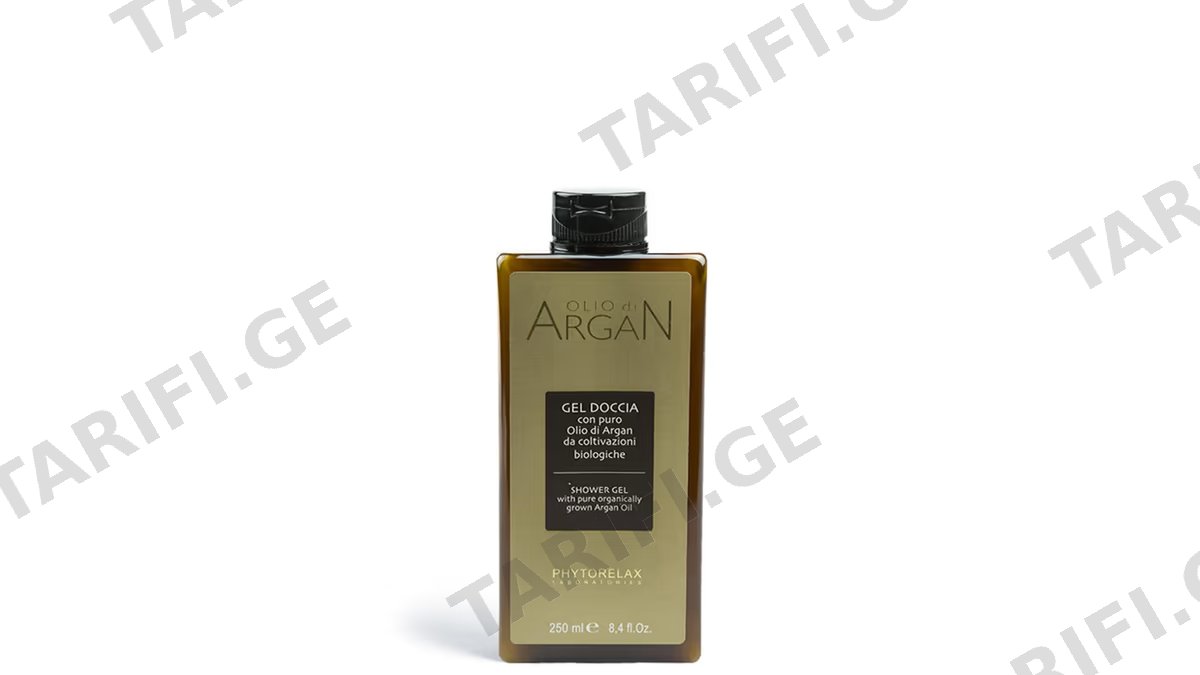 ფიტორილექსი ნაკრები 9080 Argan შხაპის გელი250ნლ+ტანის კრემი მასაჟისთვის 250მლ *