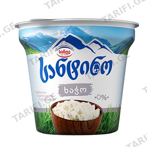 სანტე ხაჭო უცხიმო 0% 180 გ..