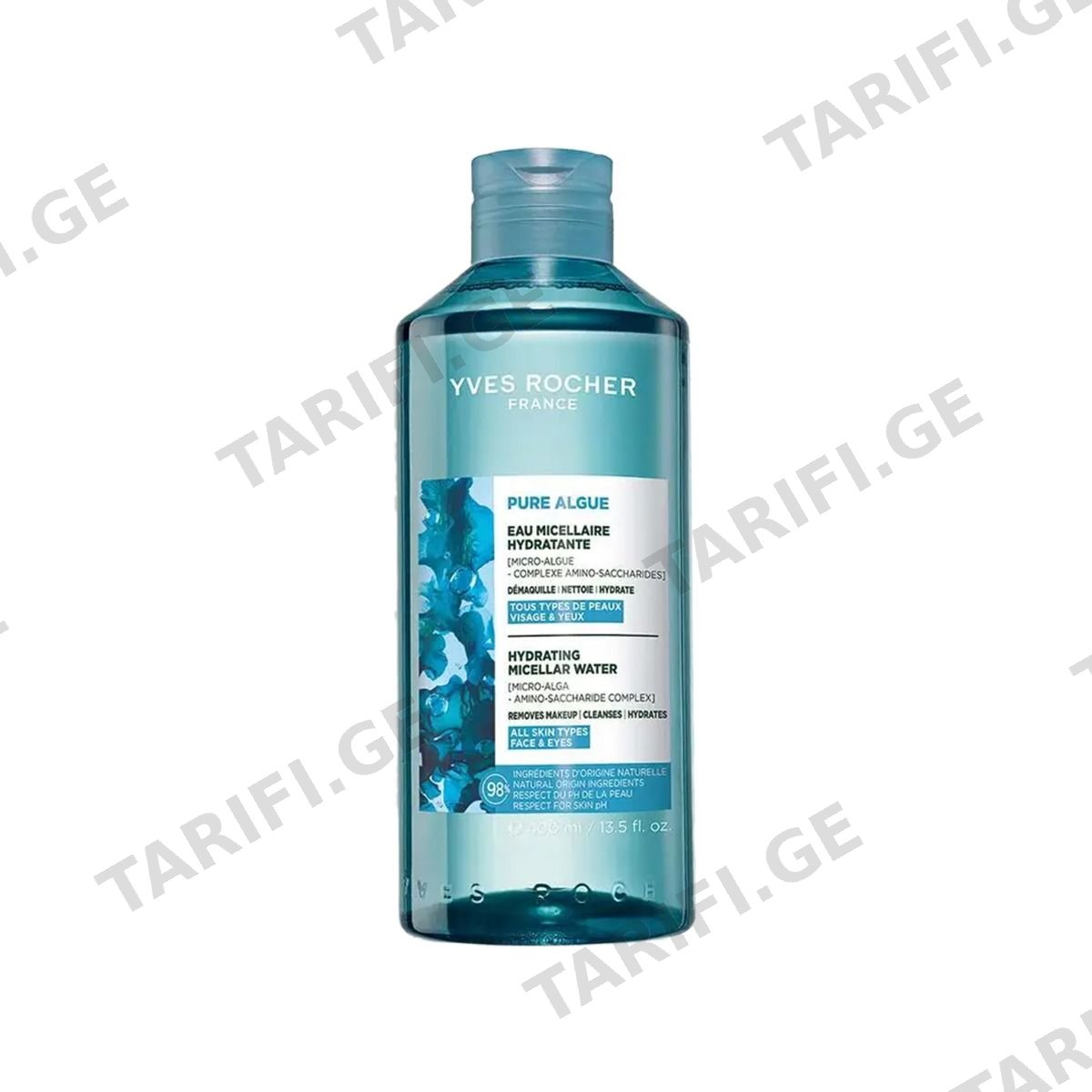 მიცელარული დამატენიანებელი წყალი L'eau 400 მლ 0475 ივ როშე - Yves Rocher