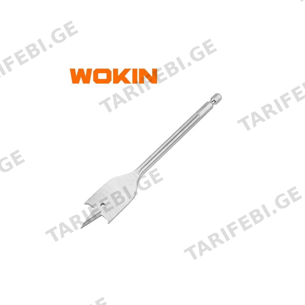 ხის სახვრეტი Wokin 754516, 16MM, Flat Wood Bits, Silver