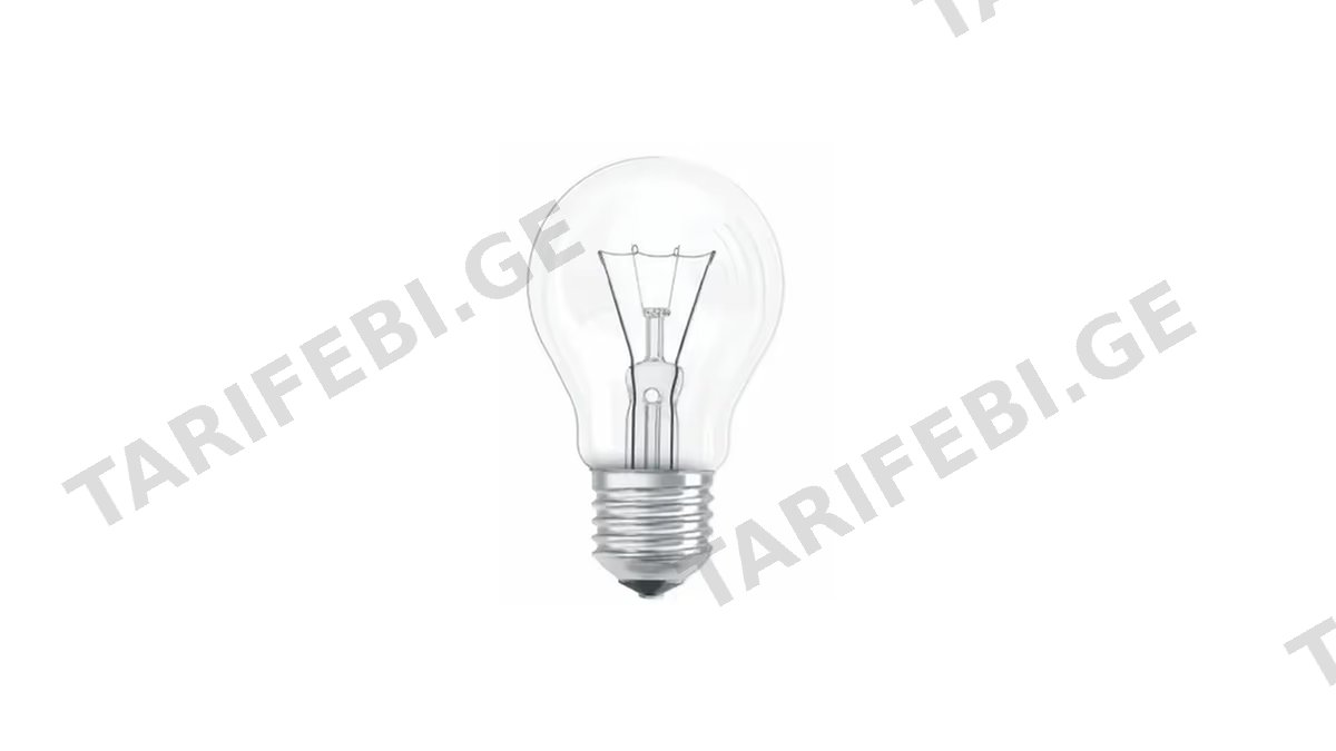 სტანდარტული ნათურა E27 100W-1ც