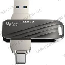 NETAC NT03US11C-064G-32BK 64GB USB ფლეშ მეხსიერება