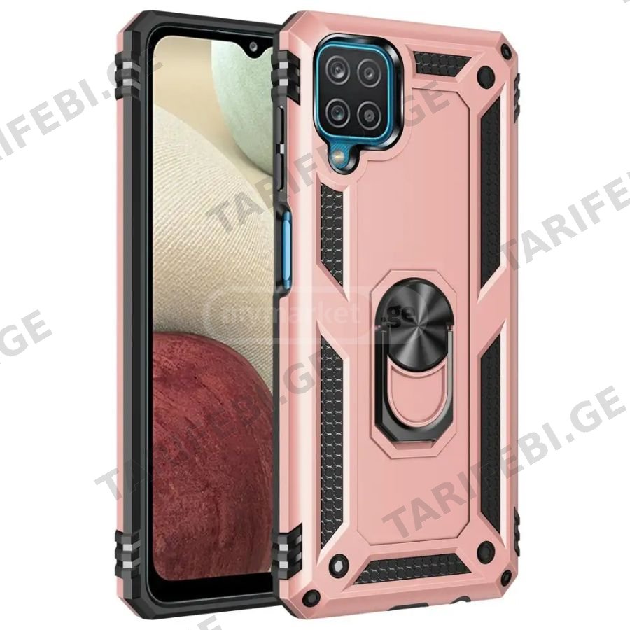 Samsung Galaxy M32 Sofia Ring Case სილიკონის ქეისი ბეჭდით NEWFACE ქეისი ბეჭდით Sofia Ring სილიკონის ქეისი, რომლის გარე კორპუსი დამზადებულია რეზინის მასალისგან (Semi-Hard), ხოლო შიდა TPU სილიკონის მასა