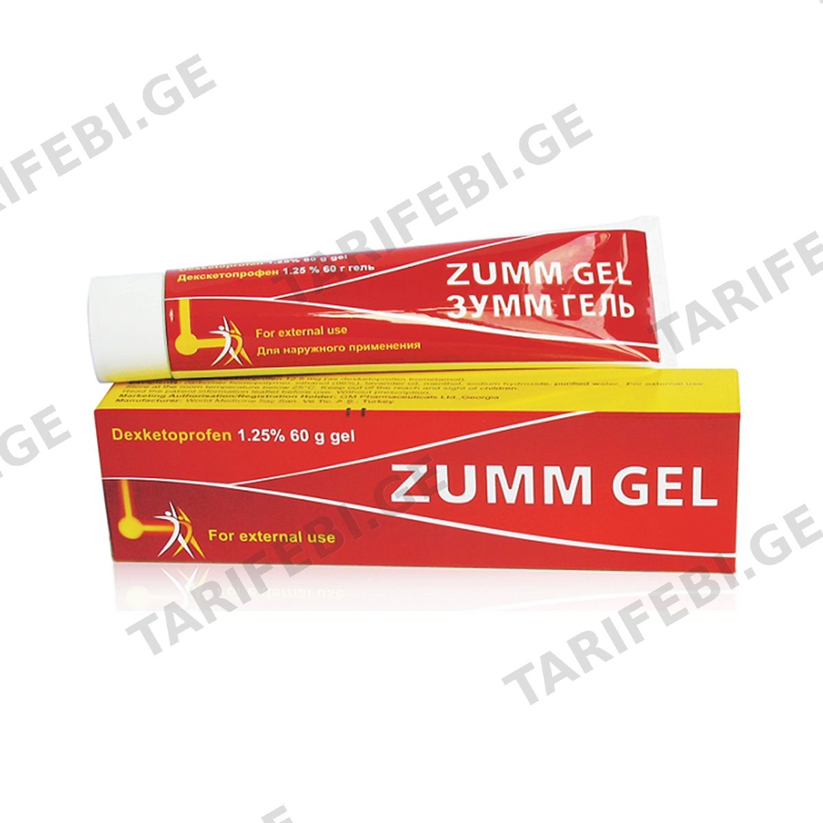ზუმ - Zumm გელი 1.25% 60გ ტუბი Gmp