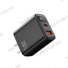 Wiwu Firefly 20WPD GaN Fast Charger Wi-G009 EU black