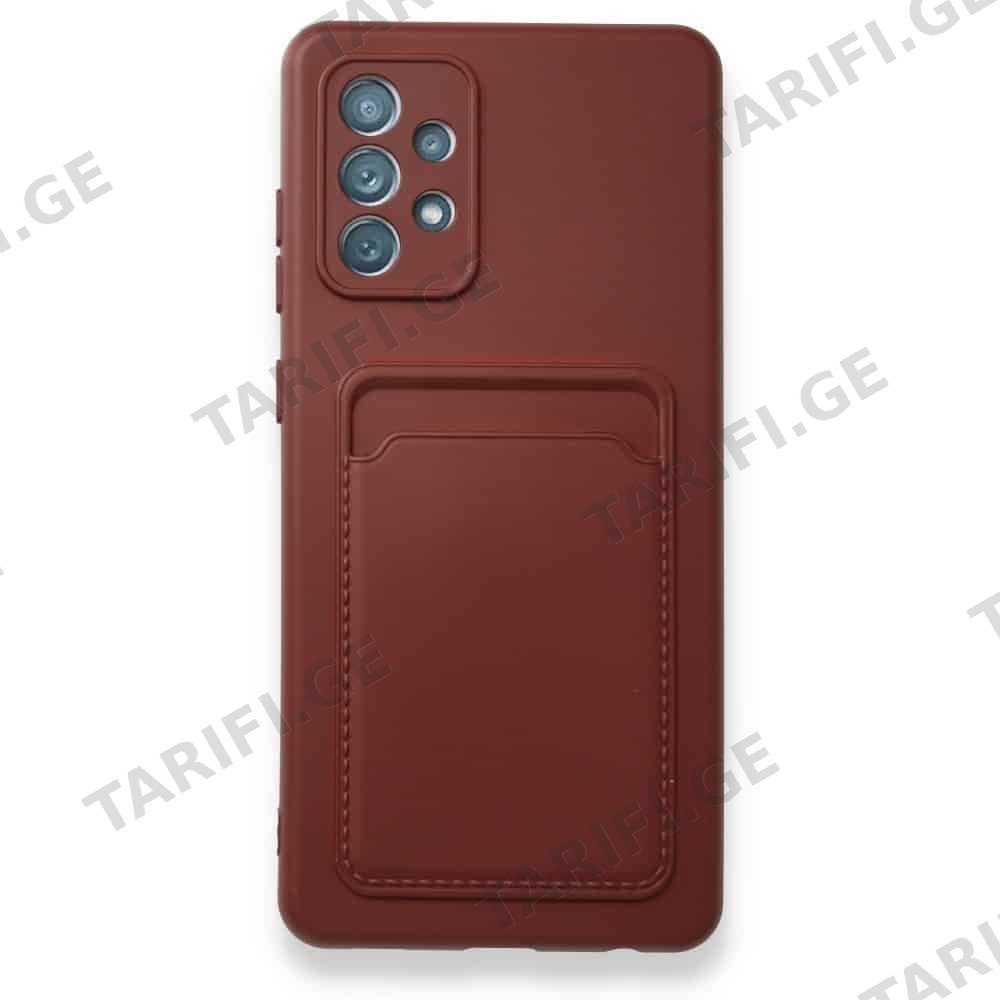 Samsung Galaxy A32 Kelvin Case ბარათის ჩასადებით სილიკონის ქეისი